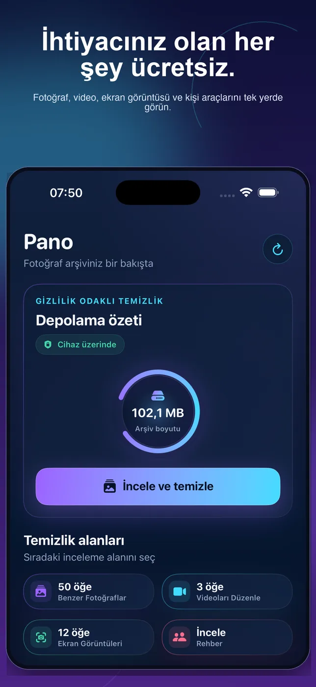 PuffClean ücretsiz temizlik araçları