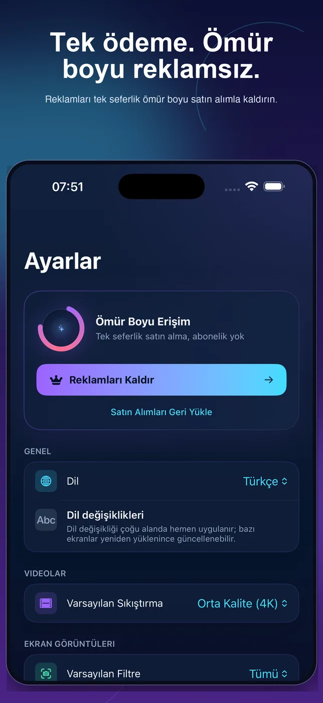 PuffClean ömür boyu reklamsız erişim